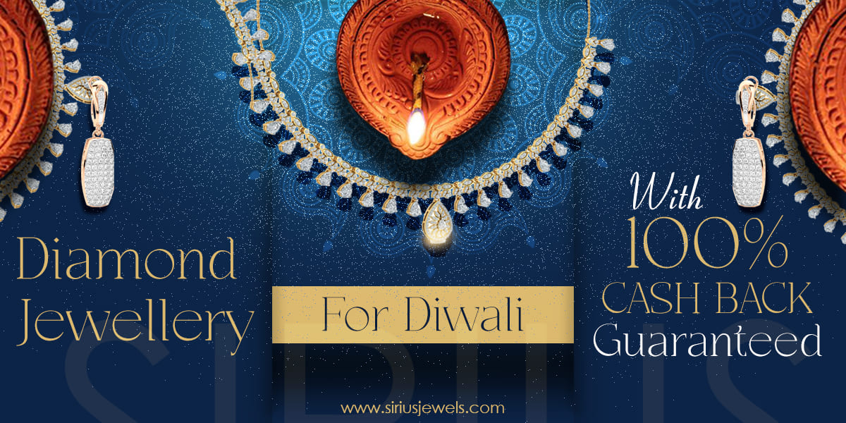 Diamond Jewellery For Diwali With 100% Cashback Guaranteed